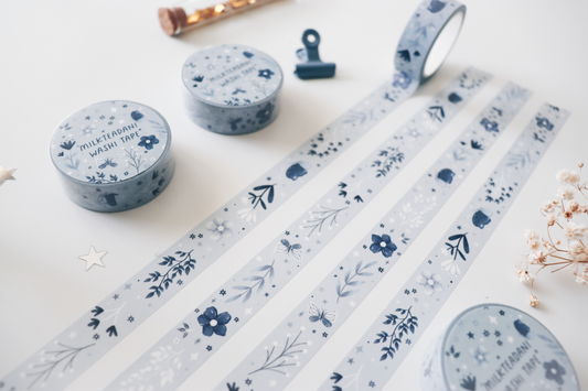 Washi Tape - 15MM Butterfly and Florals Vertical