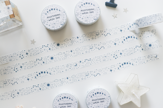 Washi Tape - 15MM Universe Pattern Light