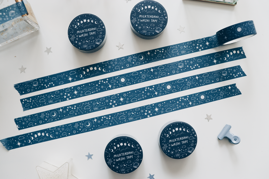 Washi Tape - 15MM Universe Pattern Dark