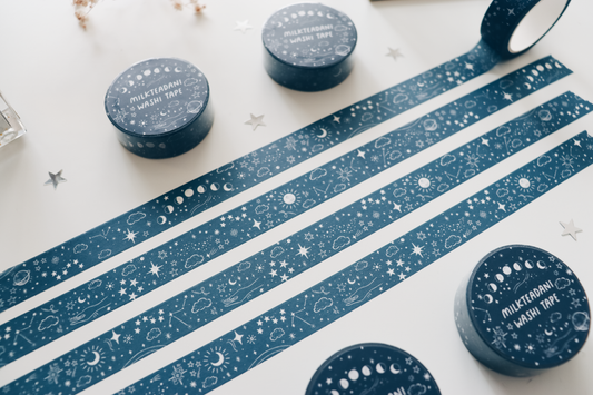 Washi Tape - 15MM Universe Pattern Dark