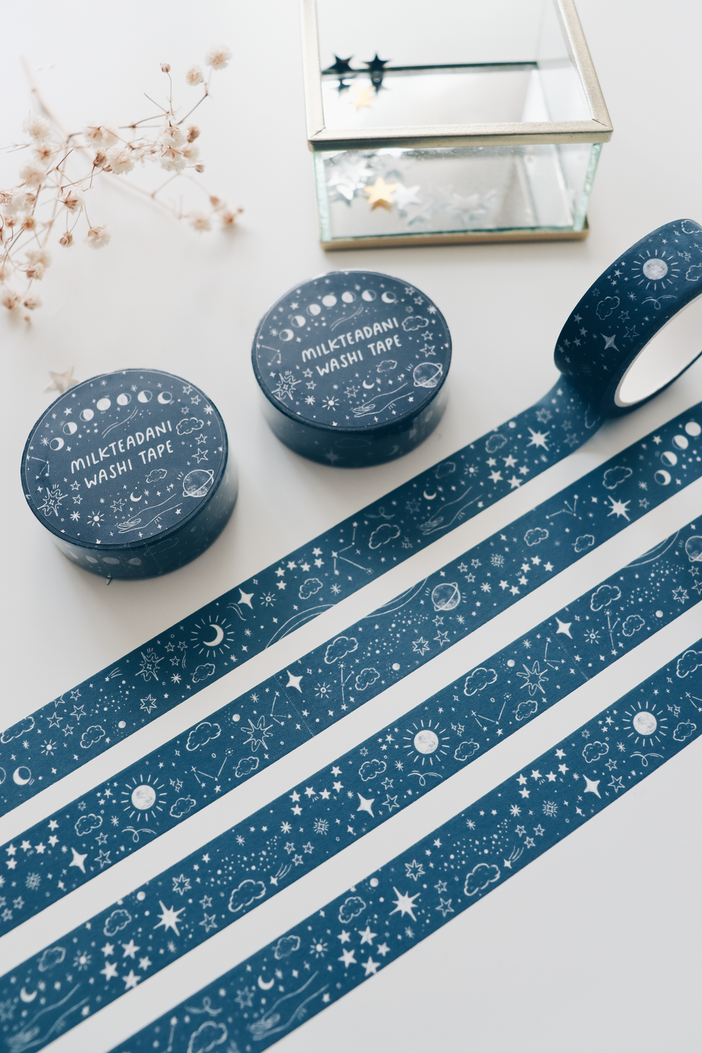 Washi Tape - 15MM Universe Pattern Dark