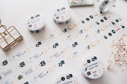 Washi Tape - 15MM Celestial Things Light