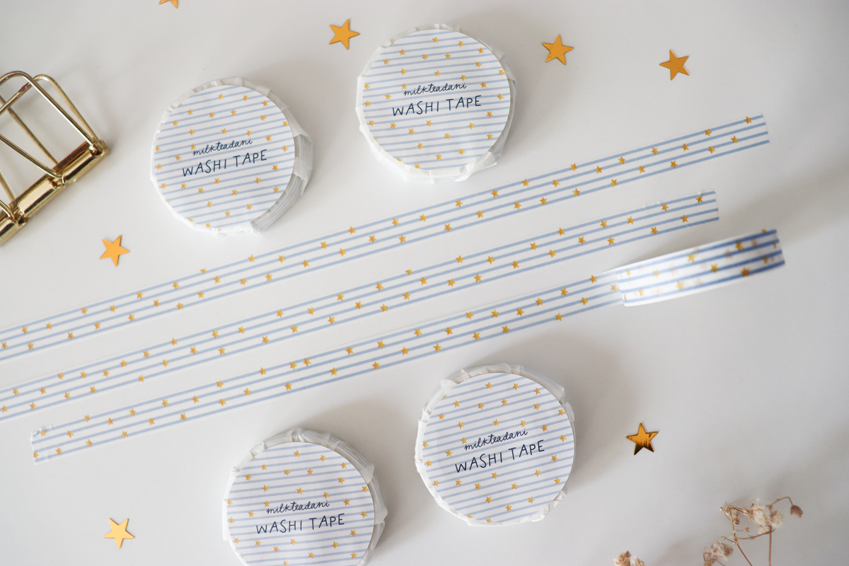 Washi Tape - 10MM Starry Stripes