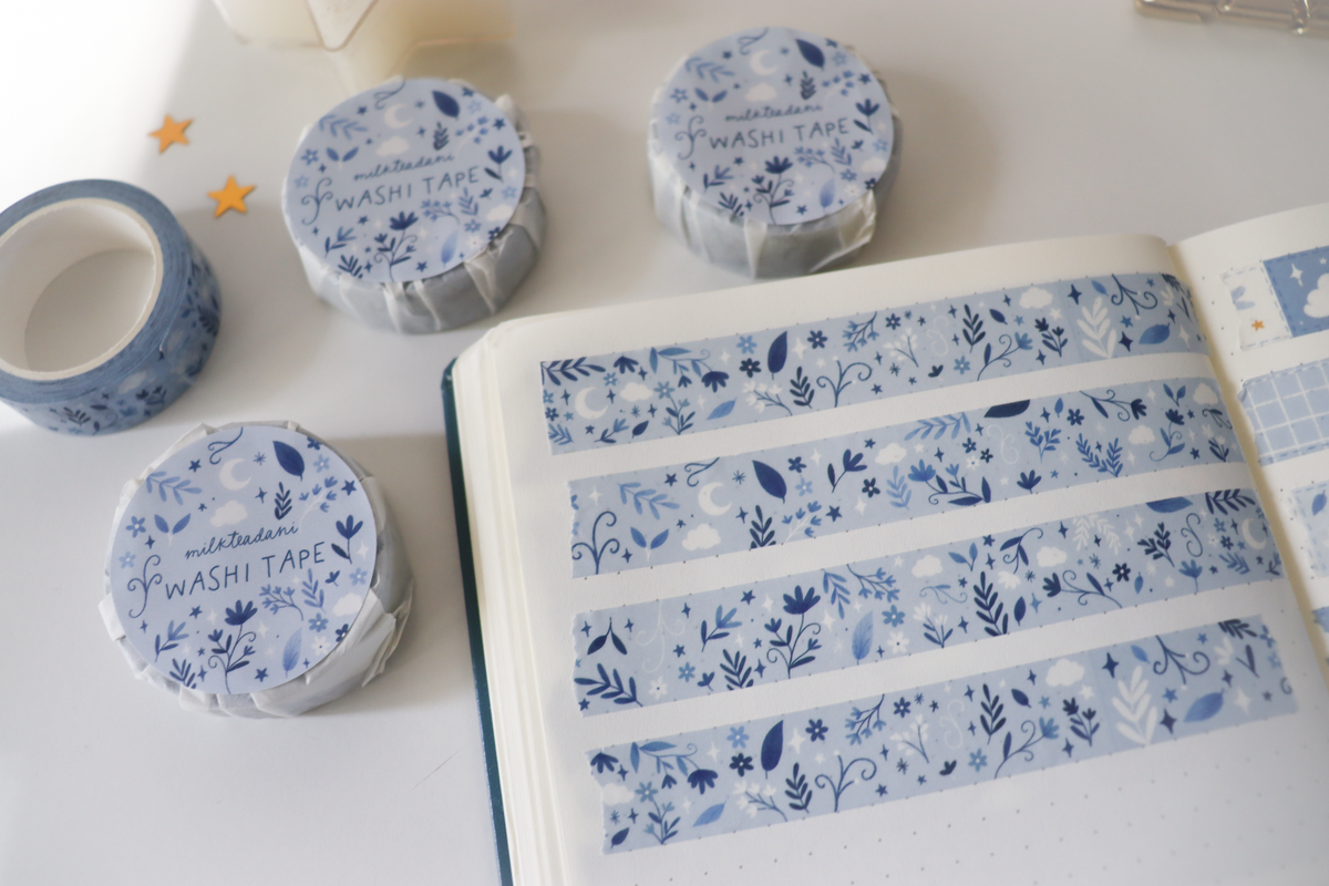 Washi Tape - 15MM Light Florals