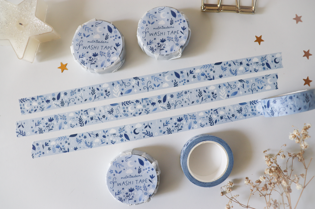Washi Tape - 15MM Light Florals