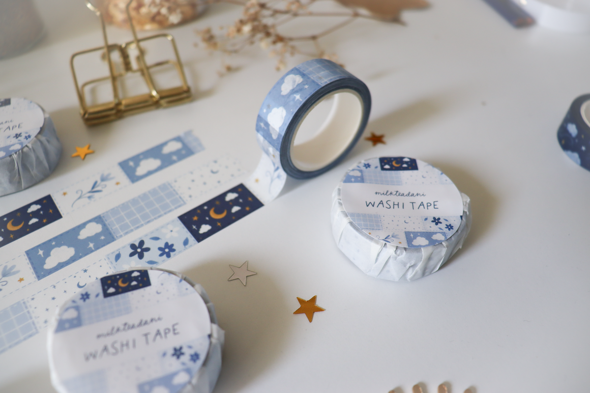 Washi Tape - 15MM Patchwork Pattern