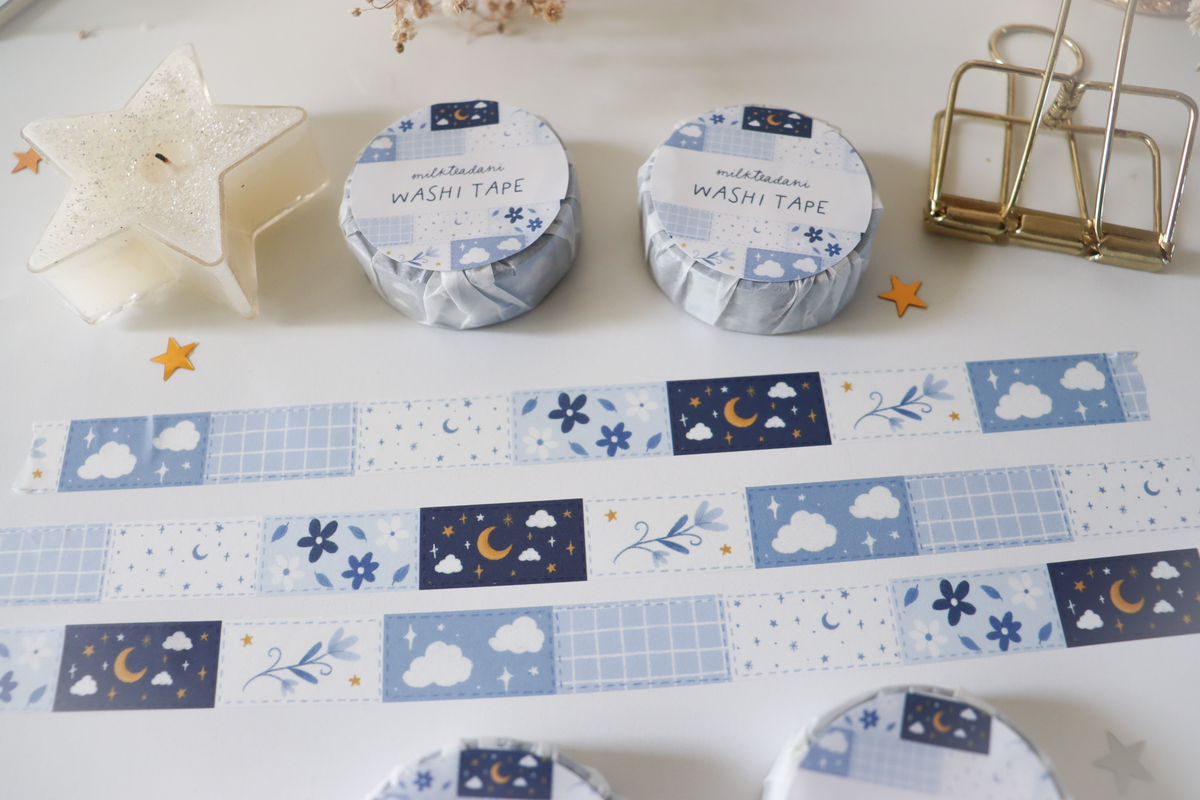 Washi Tape - 15MM Patchwork Pattern