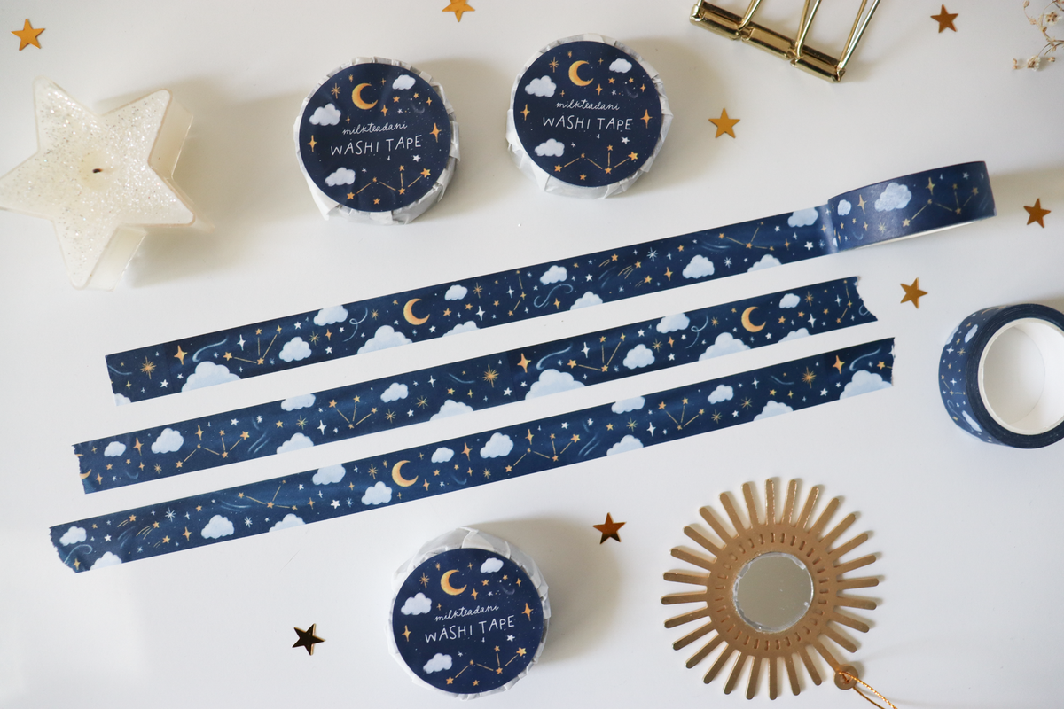 Washi Tape - 15MM Night Sky