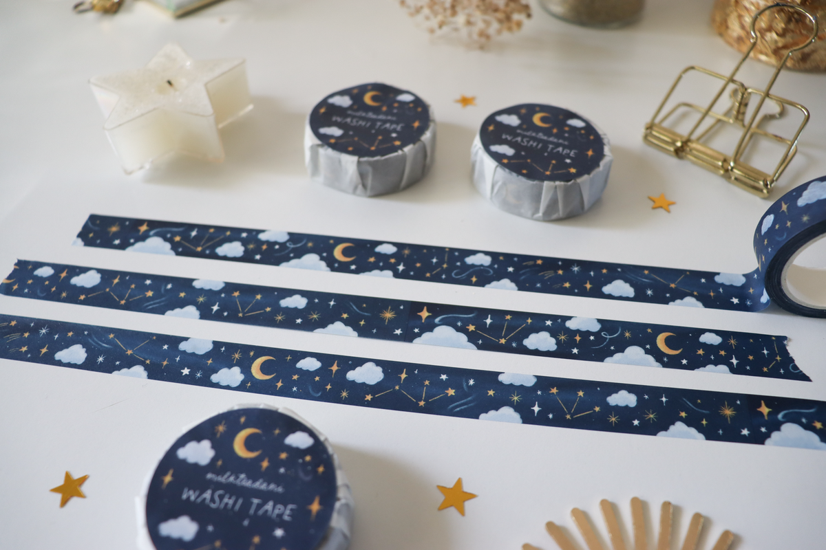 Washi Tape - 15MM Night Sky
