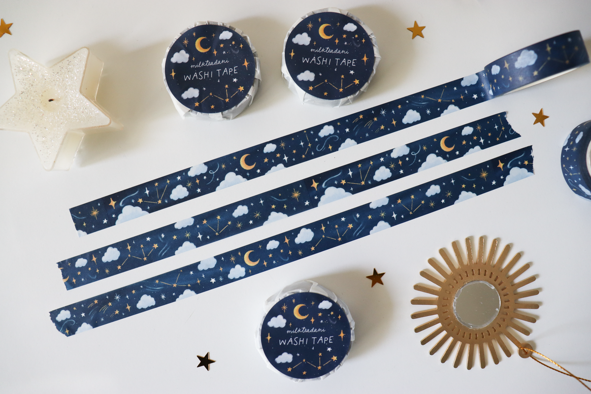 Washi Tape - 15MM Night Sky