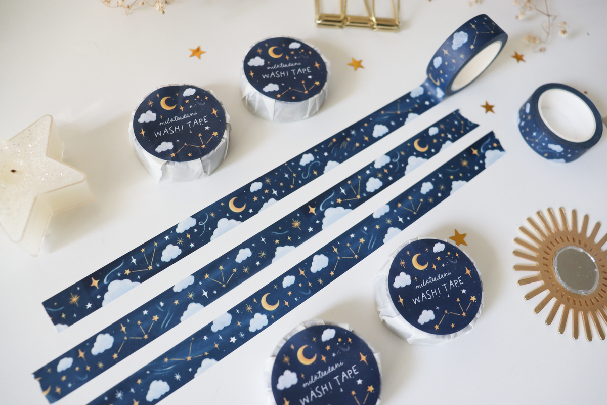 Washi Tape - 15MM Night Sky