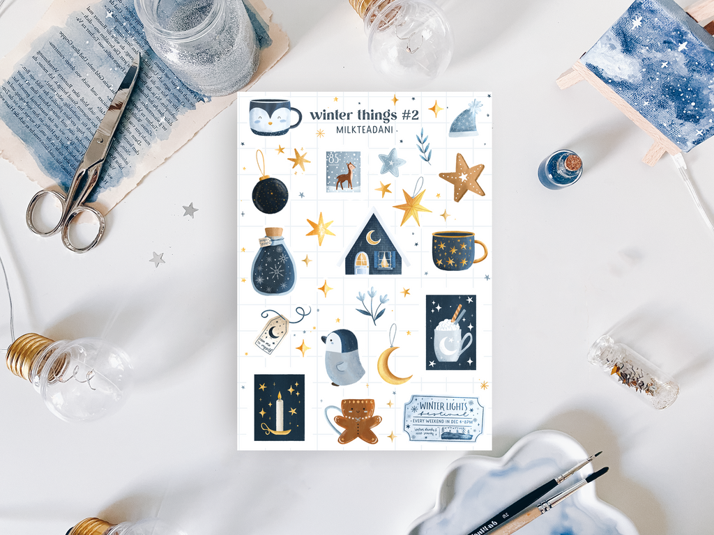 Sticker Sheet - Winter Things #2