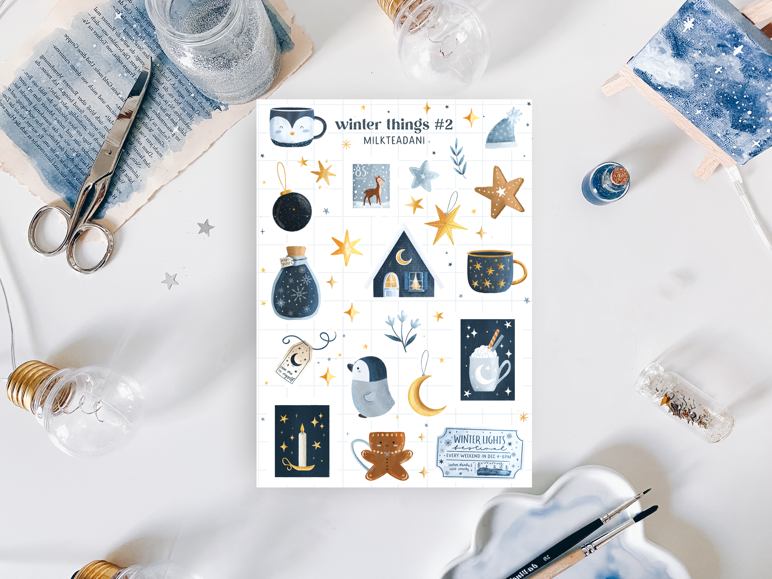 Sticker Sheet - Winter Things #2