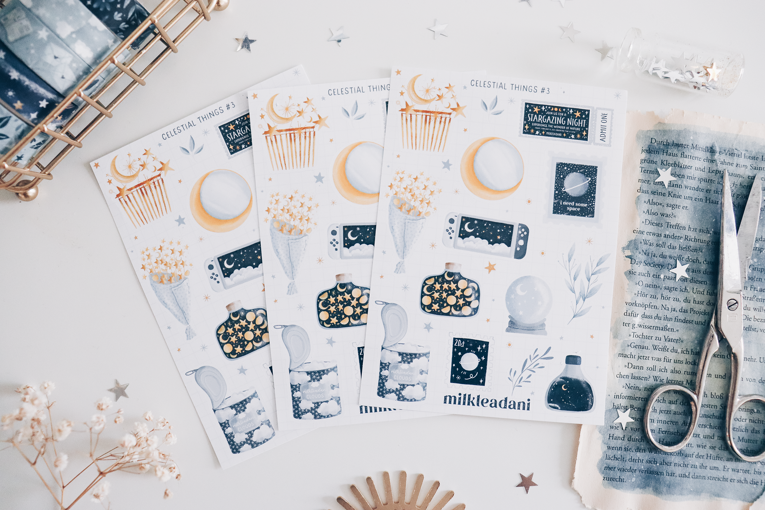 Sticker Sheet - Celestial Things #3