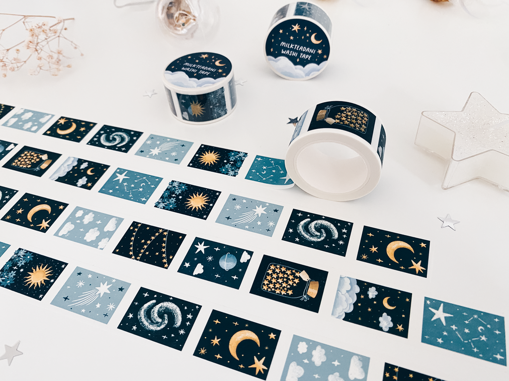 Washi Tape - 25MM Celestial Illustrations