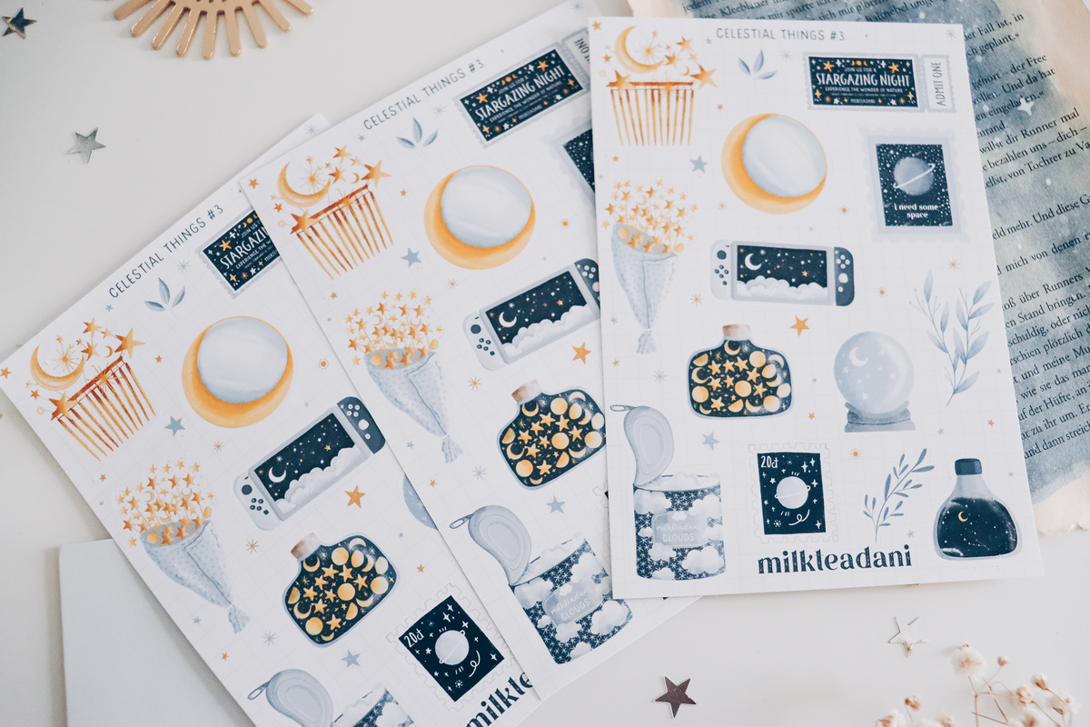 Sticker Sheet - Celestial Things #3