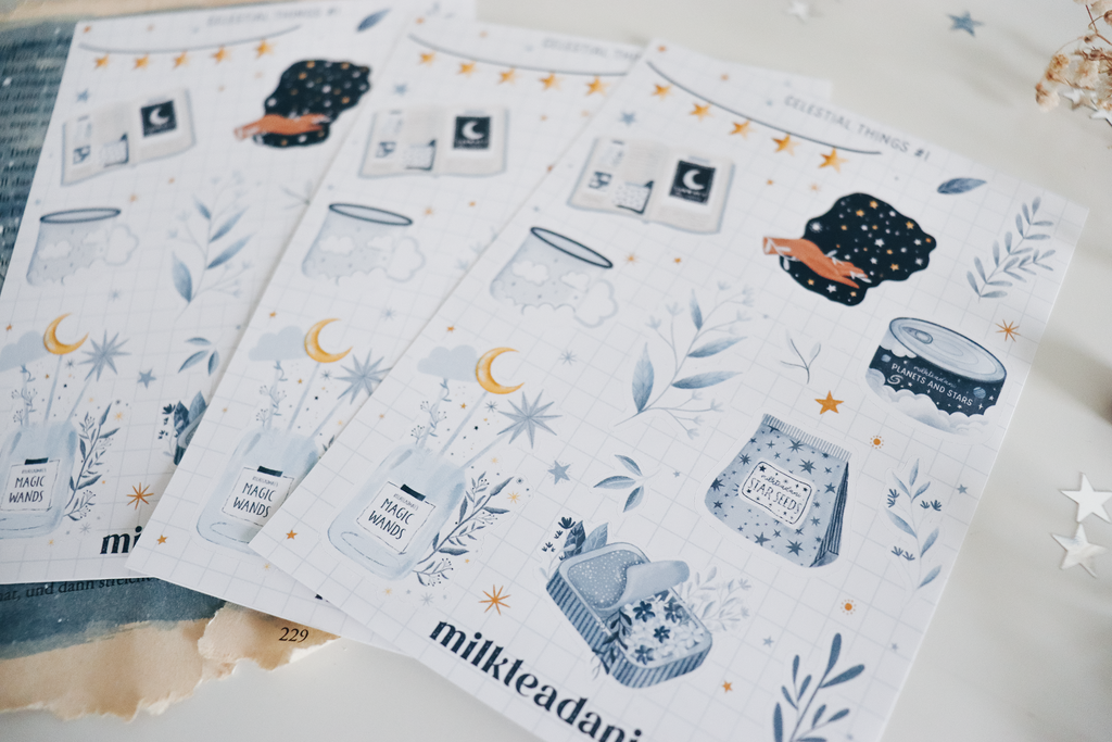 Sticker Sheet - Celestial Things #1