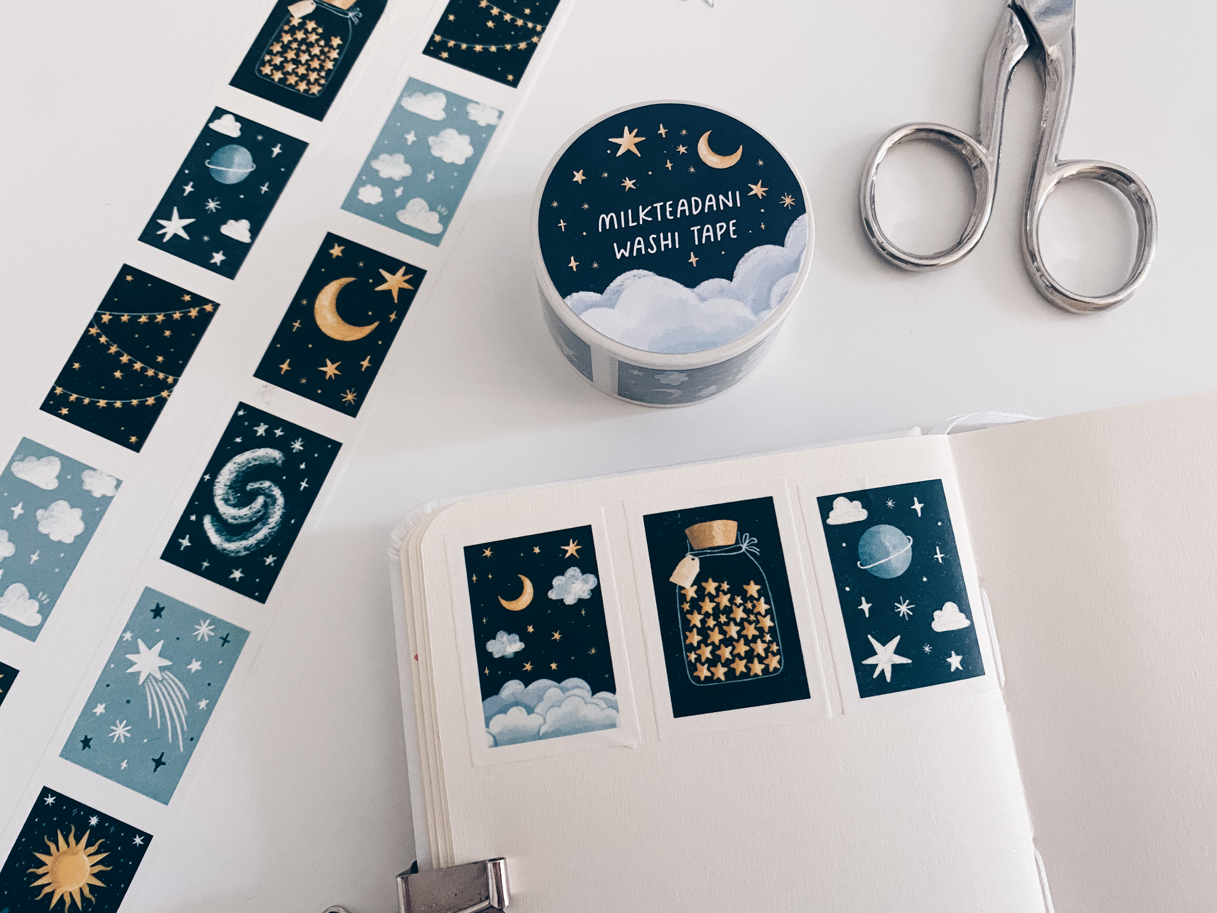 Washi Tape - 25MM Celestial Illustrations