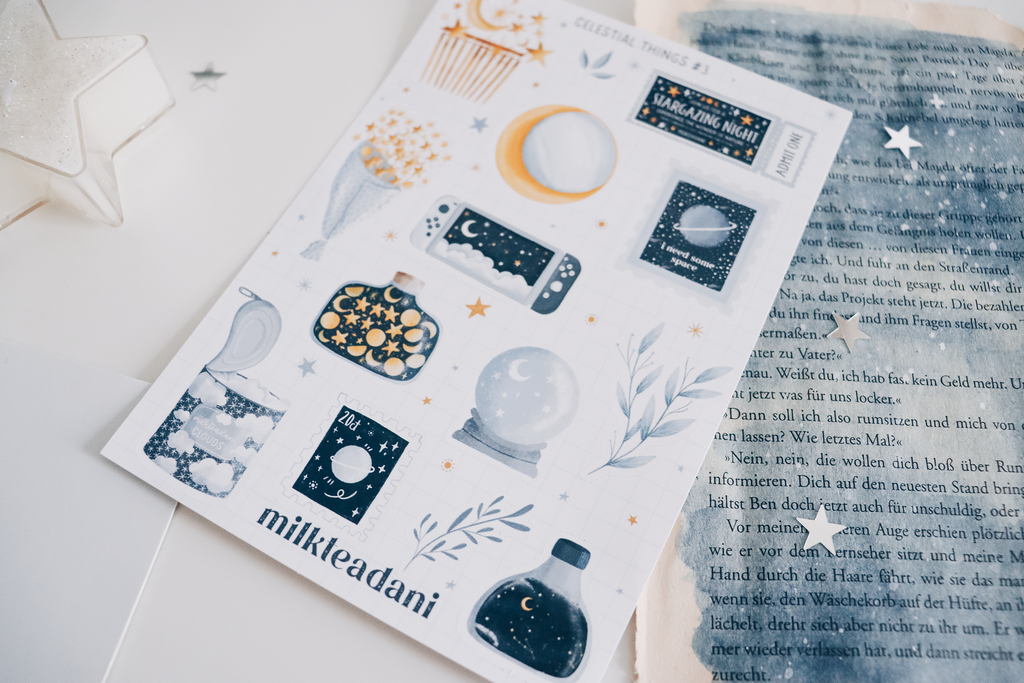 Sticker Sheet - Celestial Things #3