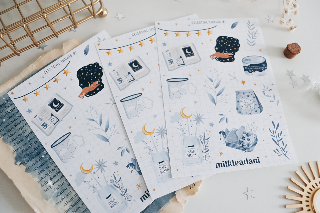 Sticker Sheet - Celestial Things #1