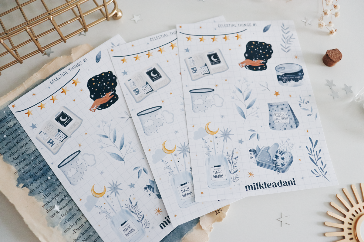 Sticker Sheet - Celestial Things #1
