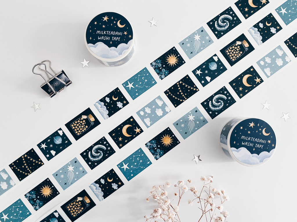 Washi Tape - 25MM Celestial Illustrations