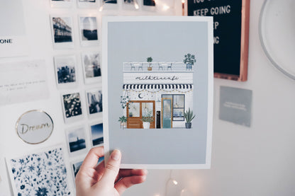 Art Print - Milktea Coffee Shops