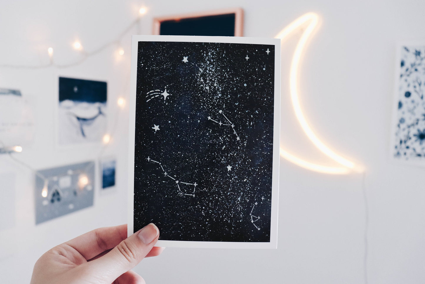 Postcard - Watercolor Galaxy Skies