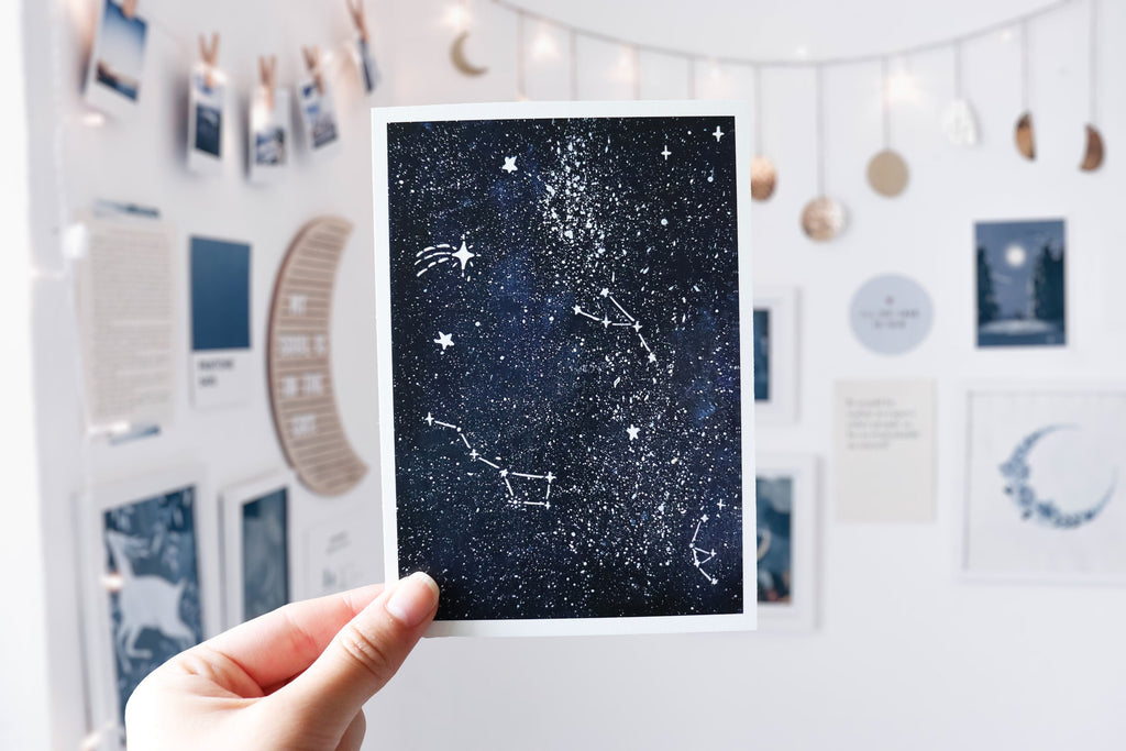 Postcard - Watercolor Galaxy Skies