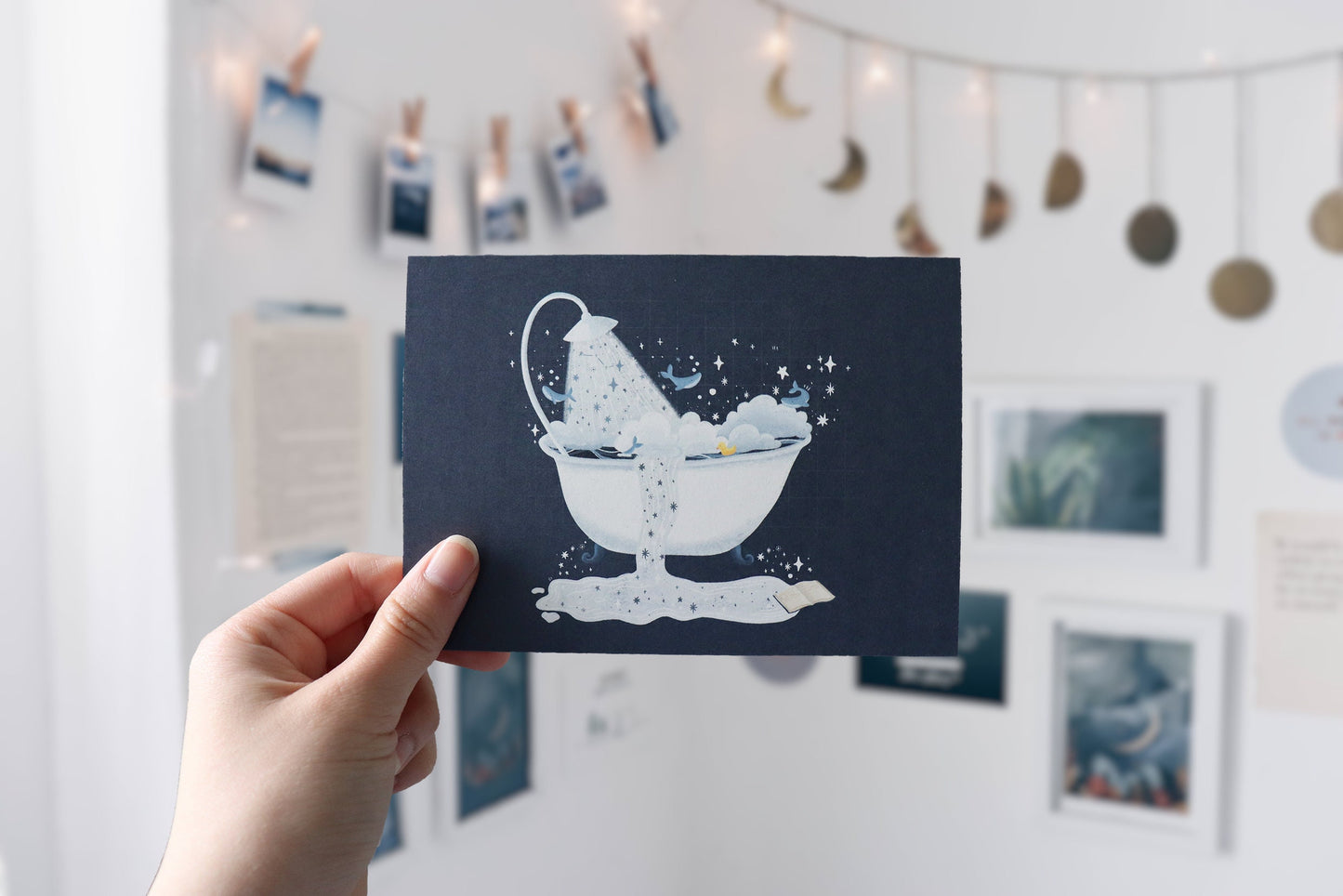 Postcard - Magical Bubble Bathtub