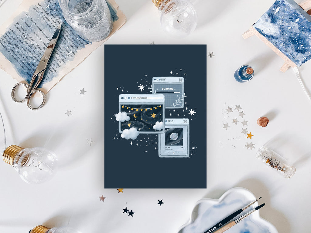 Postcard - Starry Night Screens