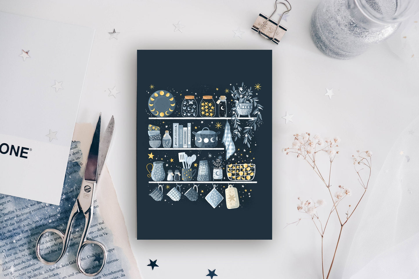 Postcard - Magic Kitchen Shelves