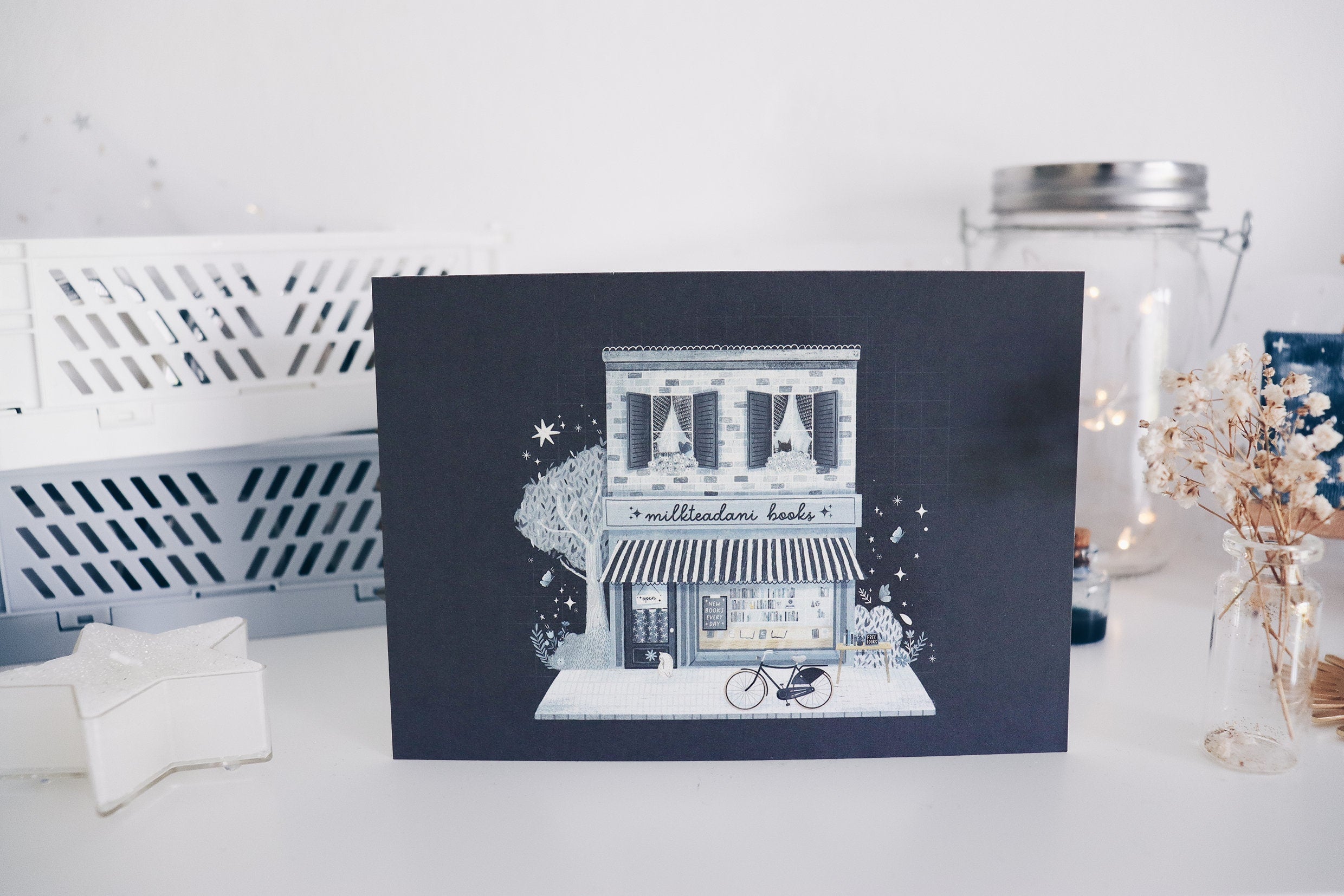 Postcard - Book Store