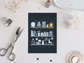 Greeting Card - Winter Shelves