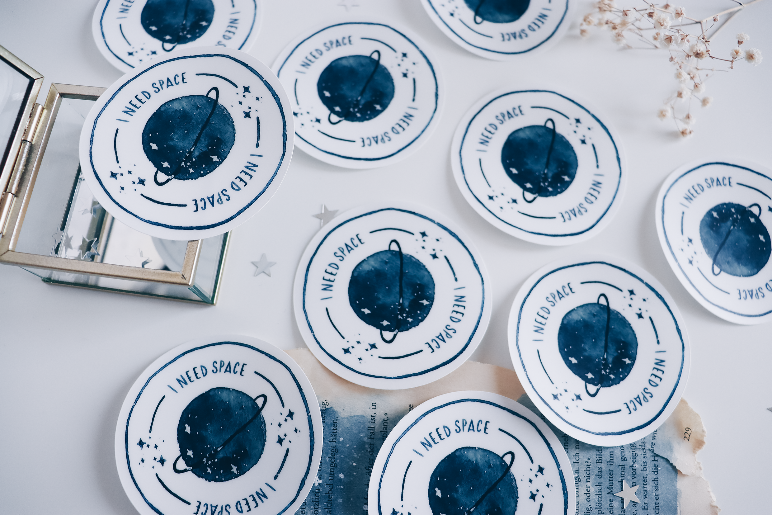 Sticker - Watercolor I Need Space