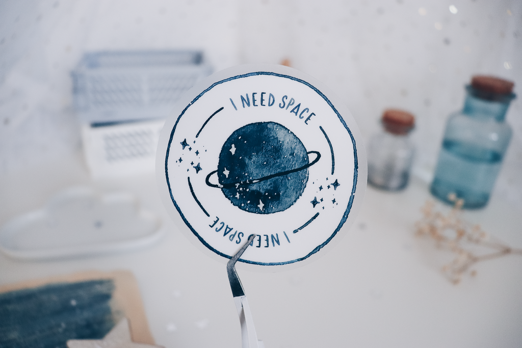 Sticker - Watercolor I Need Space