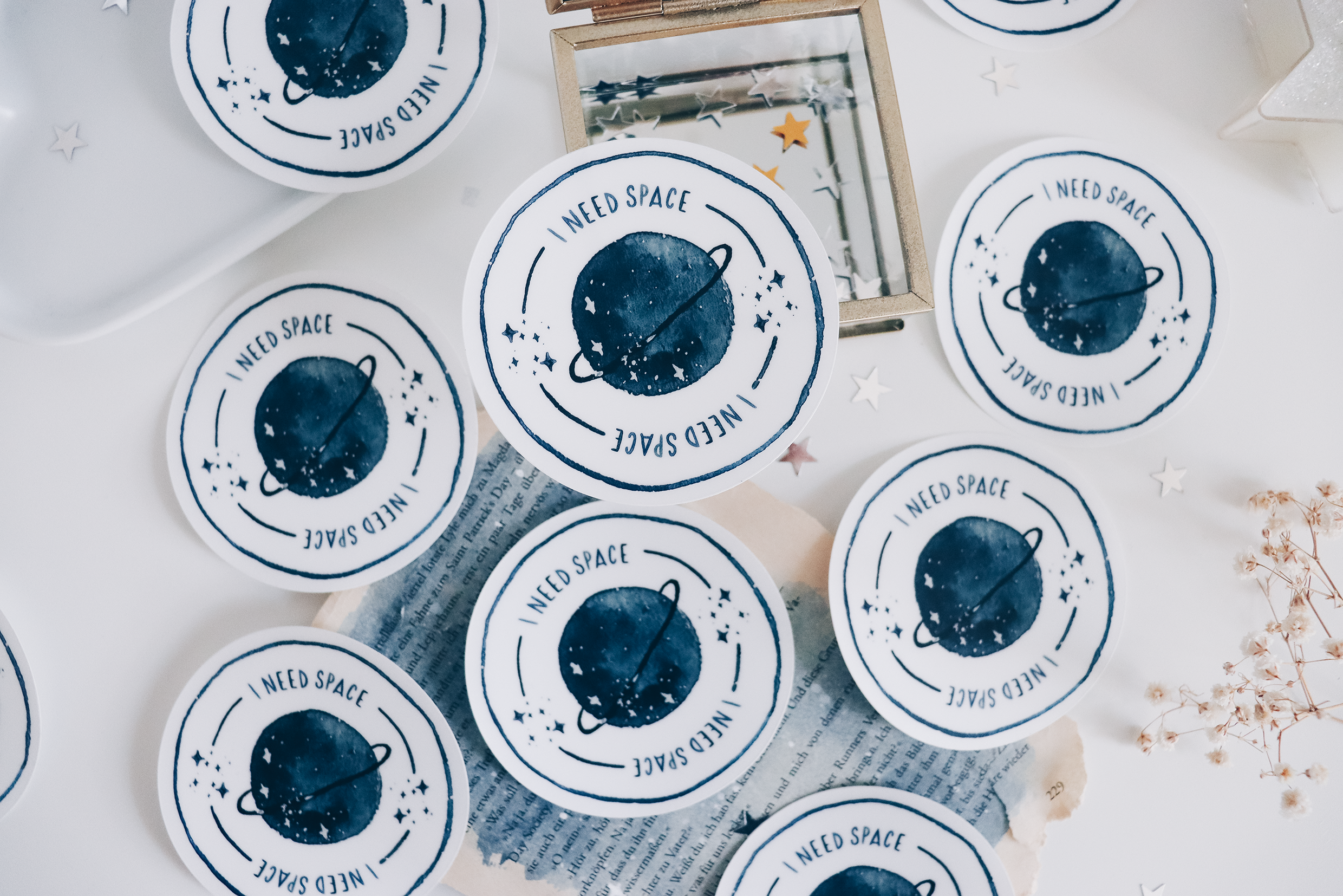 Sticker - Watercolor I Need Space