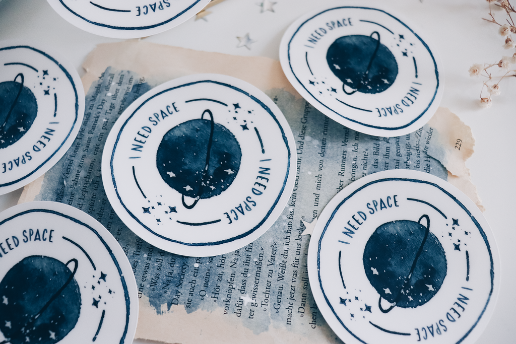 Sticker - Watercolor I Need Space